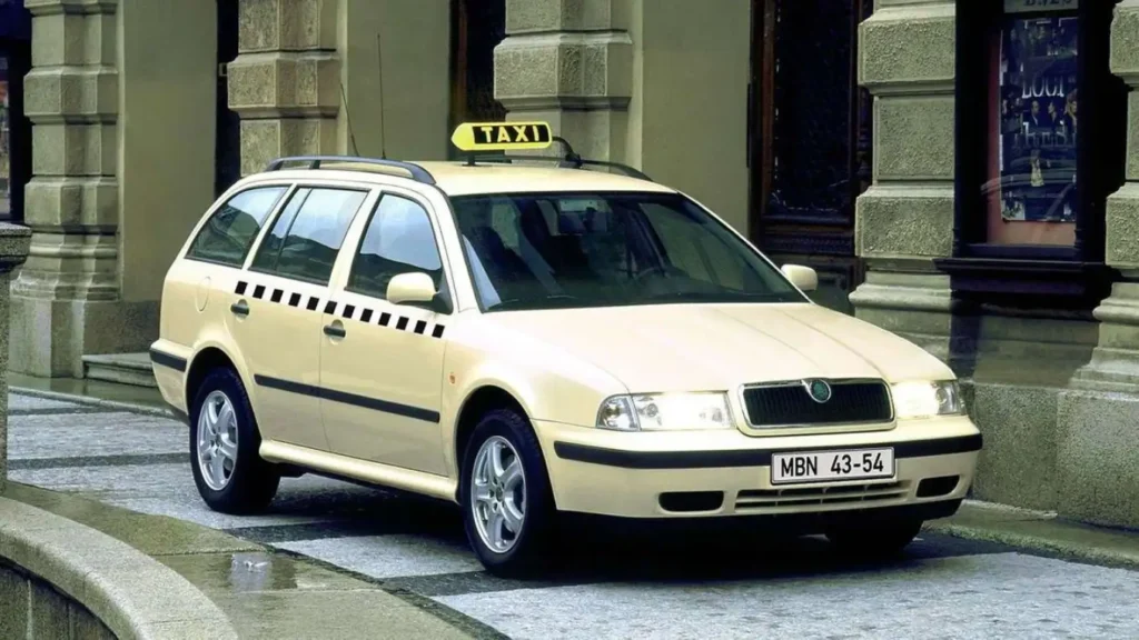 taxi škoda octavia 1. generácie